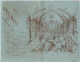 Menu du 24 Fevrier no 20º Anniversaire de Neocomia 1887