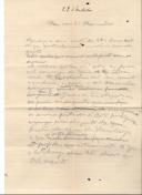 Minuta de carta de Vicente Pinheiro Lobo Machado de Melo e Almada para Gonçalo de Vasconcelos