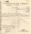 Recibo da 2ª Repartição da Direcção Geral das Contribuições Directas