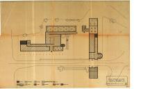 Ante-Projecto do Novo Edifício dos Paços de Concelho, Tribunal, etc. - 2º Piso - Distribuição dos Serviços - 3