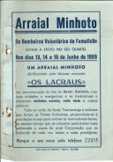 Panfleto Arraial Minhoto