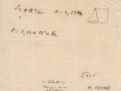 Apontamento com fórmula matemática