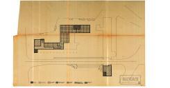 Ante-Projecto do Novo Edifício dos Paços de Concelho, Tribunal, etc. - 1º Piso - Distribuição dos Serviços - 2 