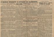 Mussolini proferiu um extenso discurso em que traçou o programa para a realização da autonomia economica de Italia no sector que interessa á Defesa Nacional
