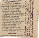 Recorte de jornal "Curioso quadro"
