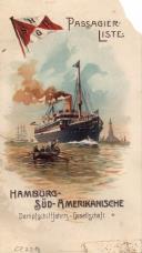 Passagier liste Hamburg Sud-Amerikanische