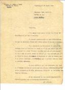 Ofício para Noel Dorville de António Penha e Costa 