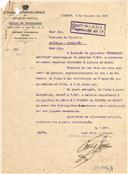 Ofício, minuta de ofício e documento "Os caminhos de ferro e o fomento da cultura do milho"