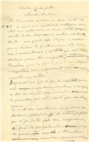 Minuta de carta de Visconde de Pindela para Guilhermina Suggia