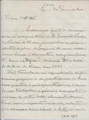 Carta para Vicente Almada, 2º Visconde de Pindela?