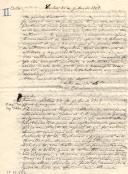 Minutas de carta de Carlos Bocage e de Vicente Pinheiro Lobo Machado de Melo e Almada