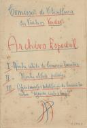 Comissão de Viticultura da Região dos Vinhos Verdes. Archivo especial: I. Minha sahida da Comissão Executiva II. Minha atitude posterior III. Apontamento e substituição da Comissão Executiva "Azevedo, Conto & Comp.ia"