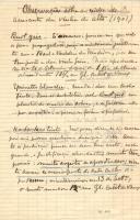 Observações sobre as vides do acrescente da vinha do alto (1901)