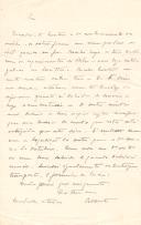 Rascunho de carta de Alberto Sampaio