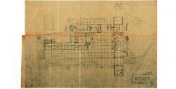 Ante-Projecto do Novo Edifício dos Paços de Concelho, Tribunal, etc. - 2º Piso - R/Chão & entre-solo - 7
