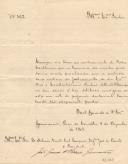 Ofício n. 362 da Câmara Municipal de Guimarães dirigido a António Vicente Leal Sampaio